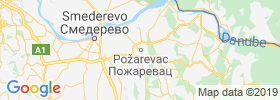 Pozarevac map